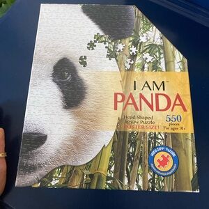 MADD CAPP Panda shaped puzzle New in box 550 Pieces